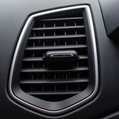Sleek adjustable air vent design with modern automotive aesthetic, functionality