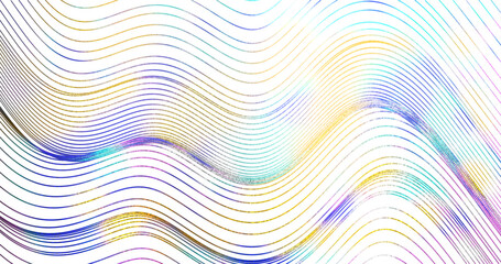 Wave pattern vector. 3D glowing abstract digital particles background. Technology concept. Abstract background. Future vector illustration.