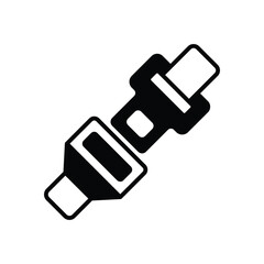 Seat belt Vector icon