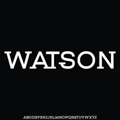 Elegant luxury natural curved display font vector