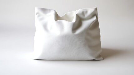 White bag, textured, minimalistic still life, modern art