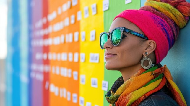 community affirmation board, a positive community event where individuals contribute uplifting messages on a mental health board, creating a supportive environment