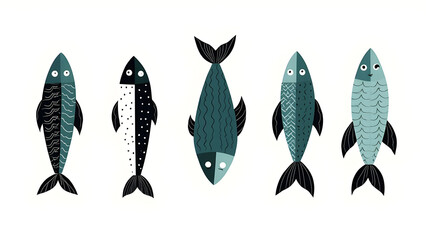 Minimalist Vector Fish