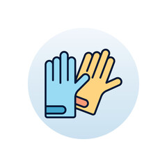 Gloves Vector icon