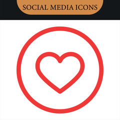 Social media interface icon. Social media icon. Like, comment, share and eye view icon set. Social media notification icons, love favorite heart and star flat icons, post reactions collection set