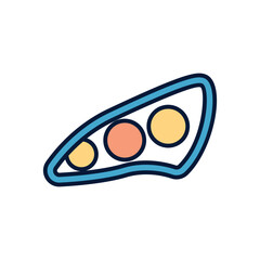 Head lights Vector icon