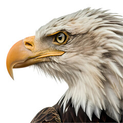 Fototapeta premium Bald Eagle Profile: Wildlife Bird Photo