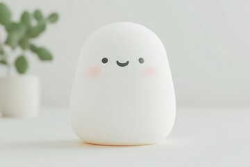 Cute, round night light