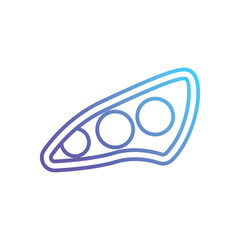 Head lights Vector icon