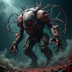 Fototapeta premium Mecha Warrior