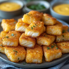 Golden Fried Walleye with Lemon