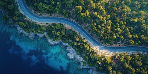 Winding Road Coastal Views
