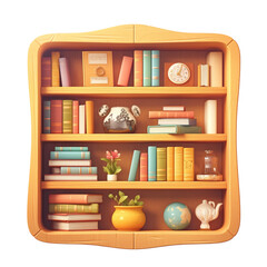 Home office bookshelf ideas cozy arrangements with digital art close-up