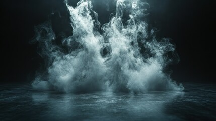 Ethereal Smoke: A Study in Vapor and Shadow