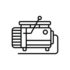 Air pump Vector icon
