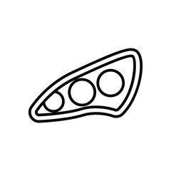 Head lights Vector icon