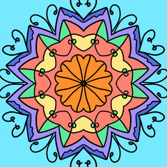 Color mandala