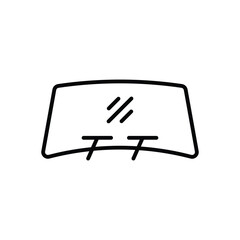 Wind screen Vector icon