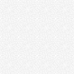 Fototapeta premium Ornate Light Gray Pattern