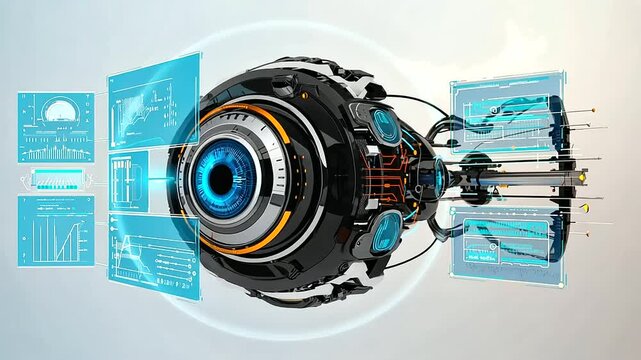 Frames A detailed cybernetic eye with embedded AI systems, scanning dat s-muted-pastel, a-2, 9530658