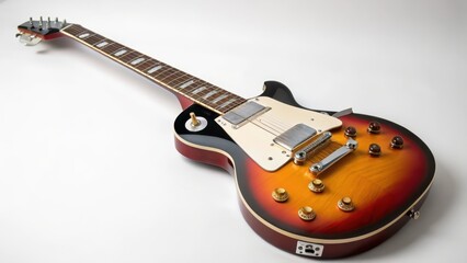 Electric Guitar on White Background