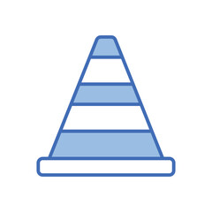 Traffic cone Vector icon