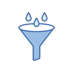 Funnel Vector icon