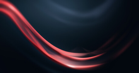 abstract design features vibrant orange and red waves on a dark backdrop, evoking a sense of warmth and energy, perfect for bold decor or digital art.