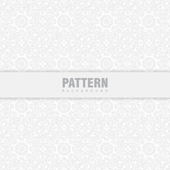 Ornate White Pattern Background (2)