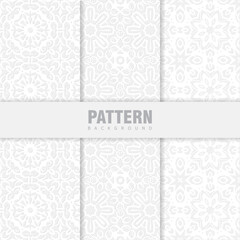 Ornate White Pattern Background (11)