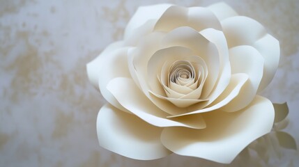 Beautiful Paper Flower Wedding Decoration Art