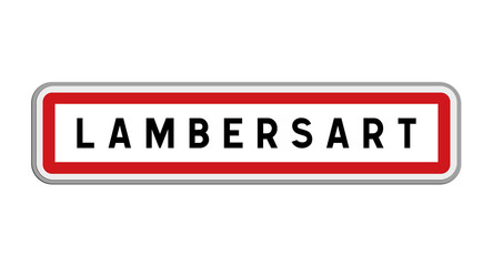 Panneau de Lambersart, Nord, Hauts-de-France