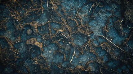 Obraz premium Shattered Ecosystem: Aerial Perspective of Deforestation in the Heart of the Amazon, Scattered Trees, Logs, Timber, and Destroyed Rainforest