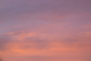 Clouds at Sunset sunrise pink orange cotton candy
