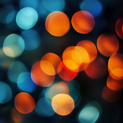 abstract background with bokeh lights