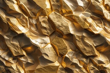 Naklejka premium Textured Gold Sandstone Pattern Modern Elegant Abstract Background Design