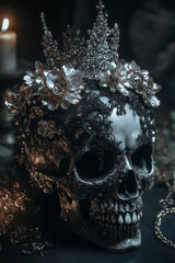 Fancy Decorative Skull