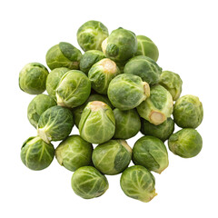 Fototapeta premium Fresh Brussels Sprouts: Healthy Food Photo