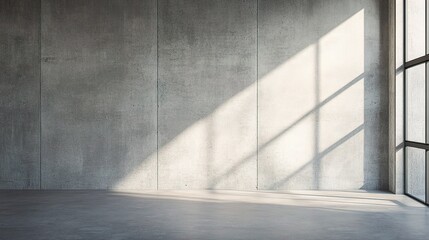 Modern Gray Industrial Office Space with Natural Light