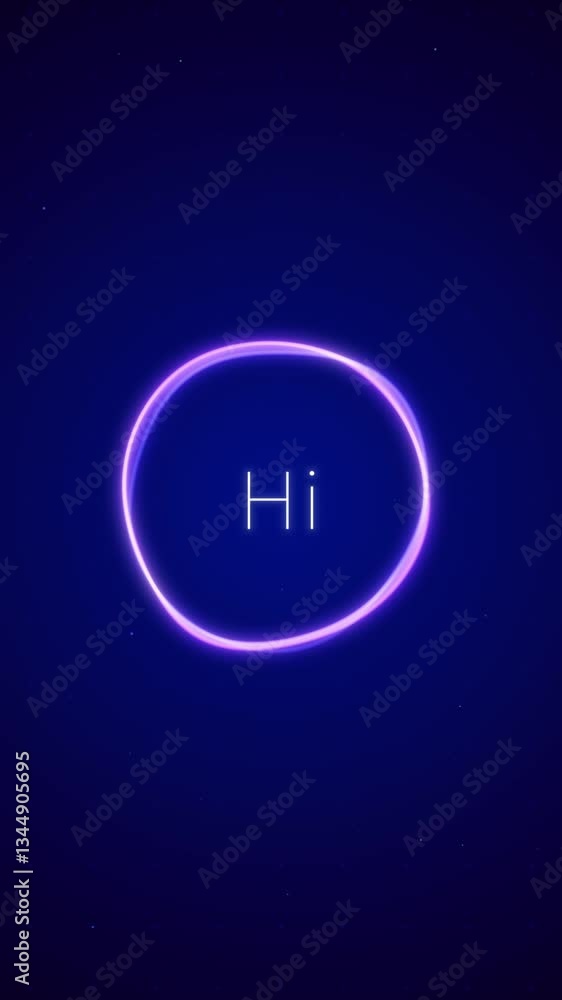 Poster abstract ai text to speech voice generation app concept, smart personal assistant chat bot talking, 