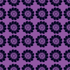 Exotic hand drawn flowers, seamless patterns with floral for fabric, textiles, clothing, wrapping paper, cover, banner, home decor, abstract backgrounds. Vector illustration.
