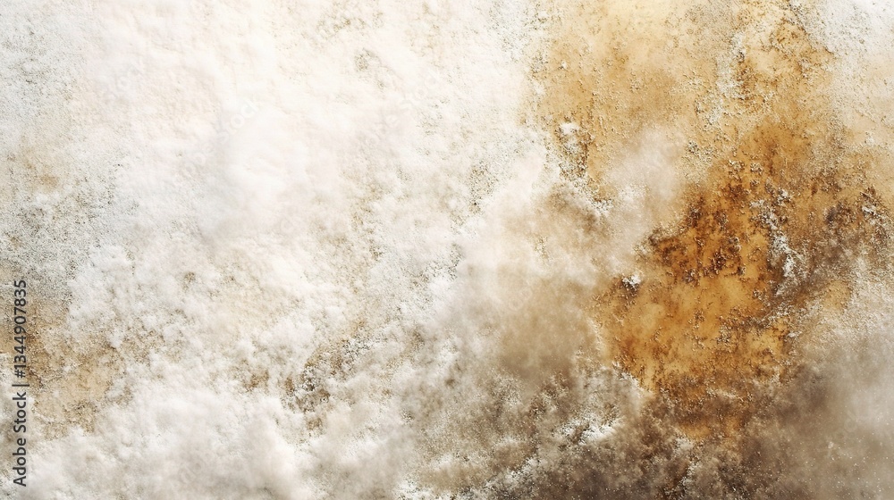 Poster abstract textures of dust and snow creating soft natural patterns