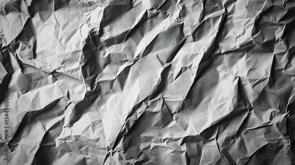 Poster crumpled large halftone paper texture background for design use