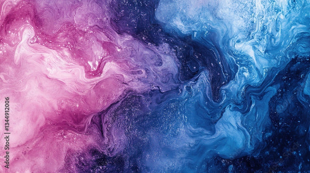 Poster dynamic gradient textures with shifting colors in abstract design