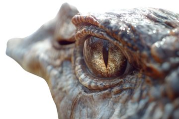 Closeup of reptile eye textured skin detailed macro shot