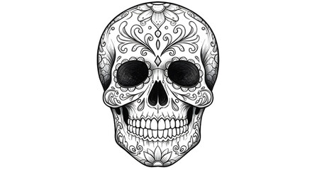 Gray Donkey Cartoon Illustration