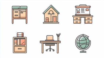 School Supplies Icons Collection (3)