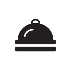 Restaurant, Food Platter Icon  simple vector symbol