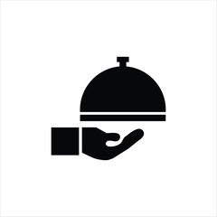 Catering service  vector icon isolated  on white background