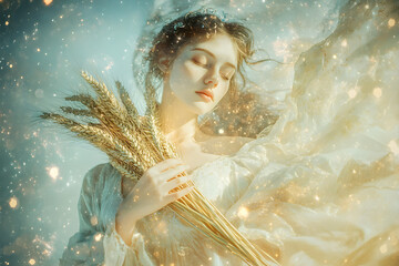 Celestial Maiden of Virgo: embodiment of purity, wisdom, and celestial harmony